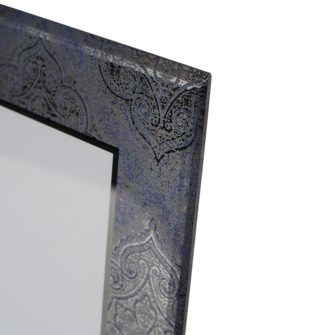 Mandala Pattern Smoked Mirror Photo Frame 6x4